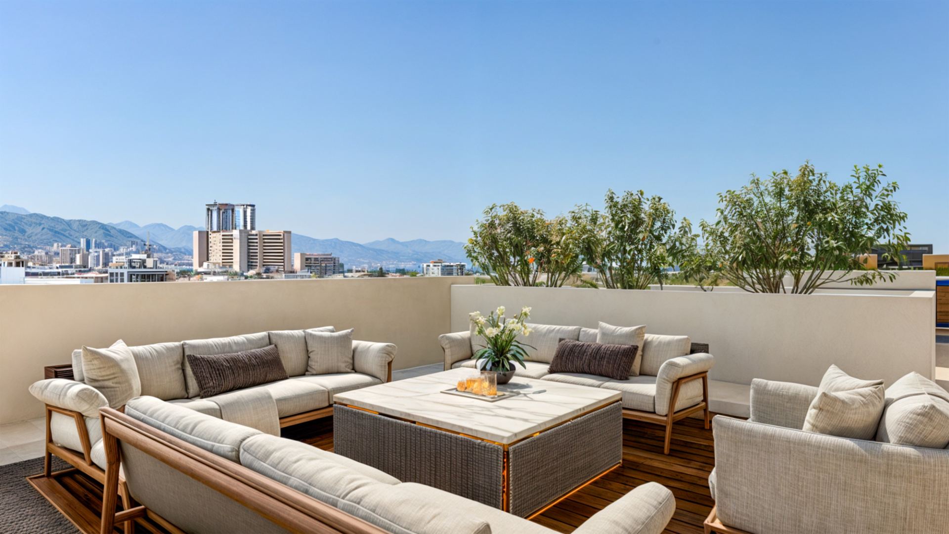 Lounge en rooftop